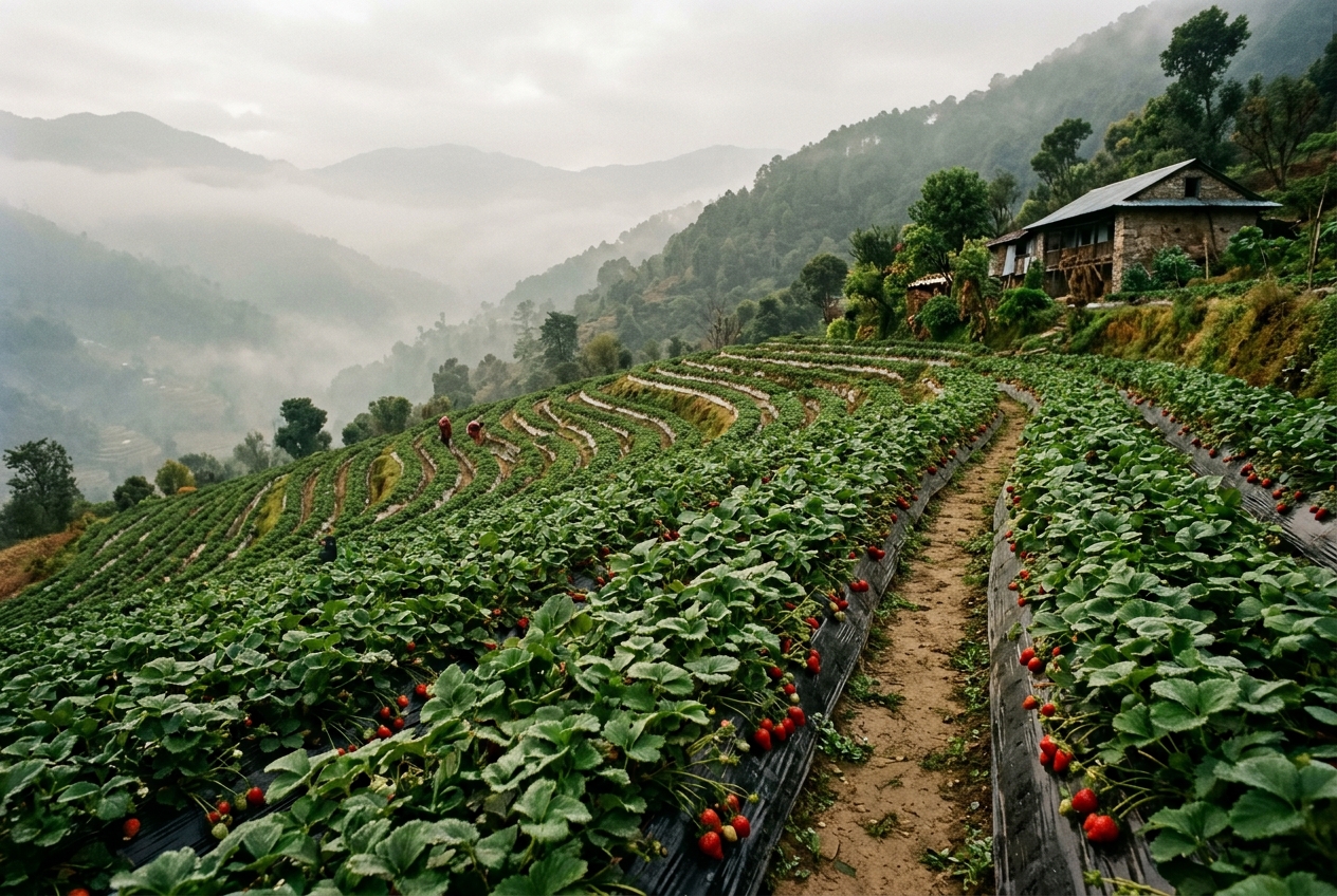 Strawberry farm